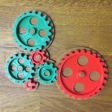 education gears learning gearbox 3d print model - Mito3D