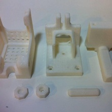 filament Fixiereinheit block bauen 3d Drucker recycle michaelgraham filamentfuserblock extendlengthoffilamentspools fuserblock 3d print model - Mito3D