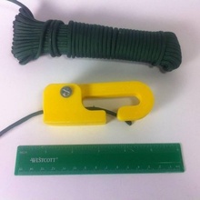 tie paracord cam lock hook & garden grip michaelgraham nonslip notie camlock 3d print model - Mito3D