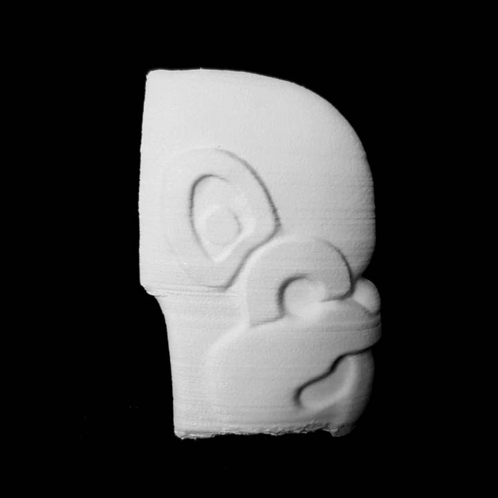 stone heads scan ancient object 3D print model - Mito3D