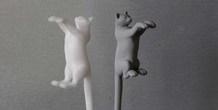 dancing cat scratcher puppet toy toys & games richard swika dancingcat backscratcher petaccessory 3d print model - Mito3D