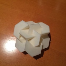 rosebud puzzle toys & games 3d print model - Mito3D