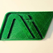 badge fan art insigne l'ia 3d print model - Mito3D