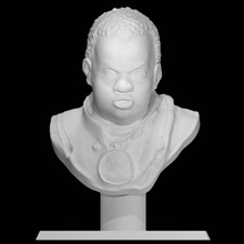 bust boy scan 3d print model - Mito3D