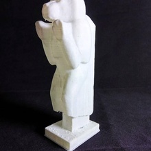 babuíno kawa scan animais egito deus mitologia escultura templo 3dprint 3dscan mito faraó herança cultural 3d print model - Mito3D