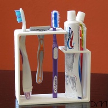 moderno titular cepillo dientes jardín cuarto baño toothbrushholder 3d print model - Mito3D