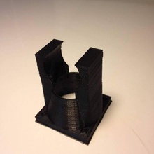 25 mm fan monte aluhotend yedek parça 3d print model - Mito3D