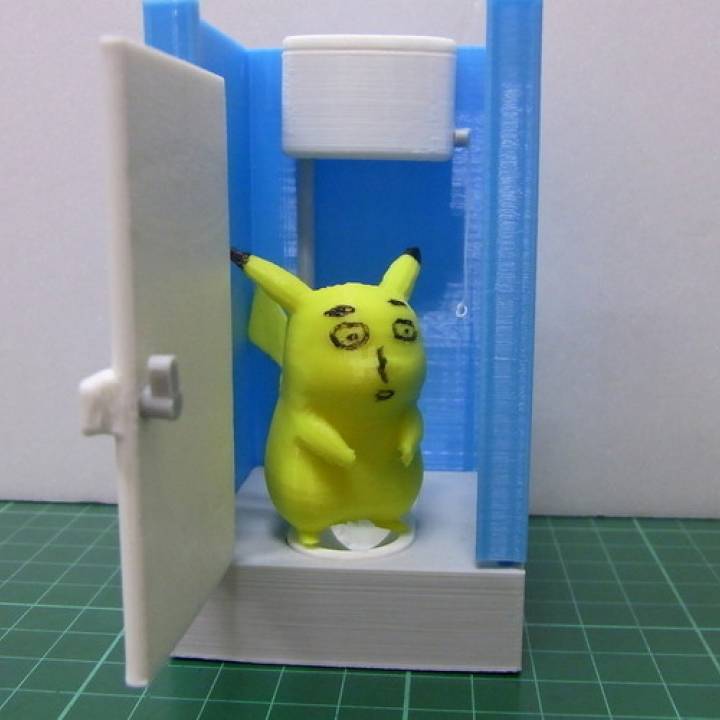 squat toilettes jouets jeux 3D print model - Mito3D