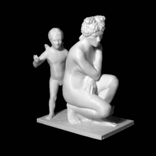 banhos afrodite eros scan antiga animais bebê deusa mãe mitologia mulher criança 3d print model - Mito3D