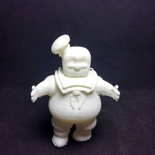 ghostbusters marshmallow man fan art uomo 3d print model - Mito3D