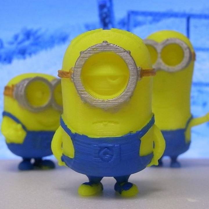 minions stuart fan art dessin animé 3D print model - Mito3D