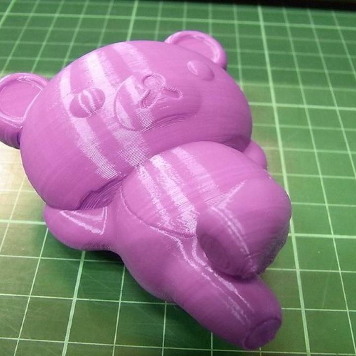 rilakkuma ayı rahatla sanat hayranı sakin ol 3D print model - Mito3D
