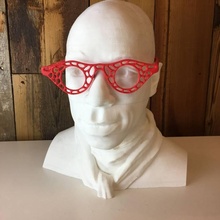 designitwright glasses voronoi 1 fashion & accessories frames 3d printing printed ianwright 3d print model - Mito3D