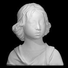 bust child scan 3d print model - Mito3D
