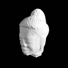 jina vairocana scan buddha head 3d print model - Mito3D