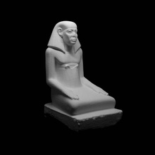 gebu master royal treasury scan egypt egyptian man mythology tomb religion 3dprint 3dscan seating myth culturalheritage 3d print model - Mito3D