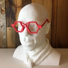designitwright Fußball Hommage Brille Mode Accessoires 3d print model - Mito3D