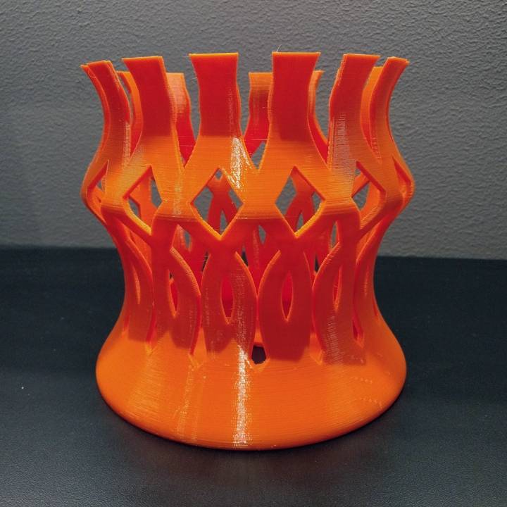 pantalla lámpara jardín sombra 3D print model - Mito3D