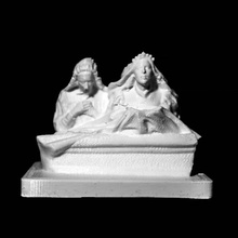 communion scan bust women 3d print model - Mito3D