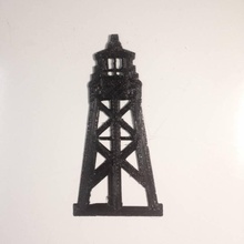 sanibel island lighthouse giardino faro 3d print model - Mito3D