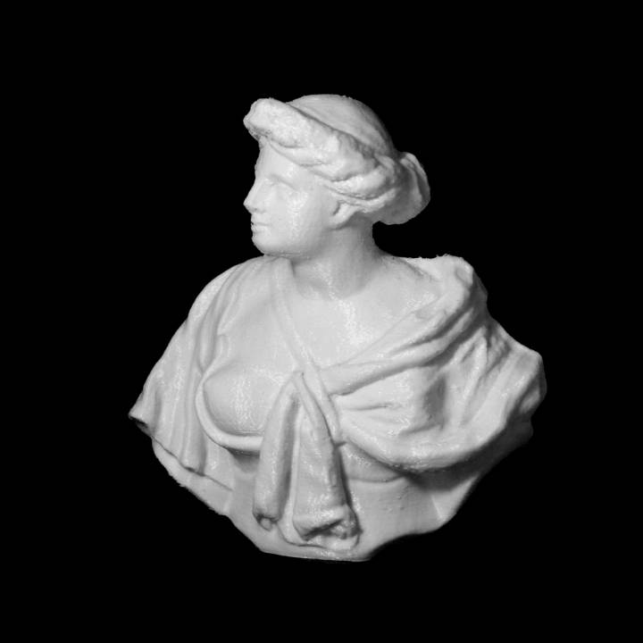 divinité féminine numérisation 3D print model - Mito3D
