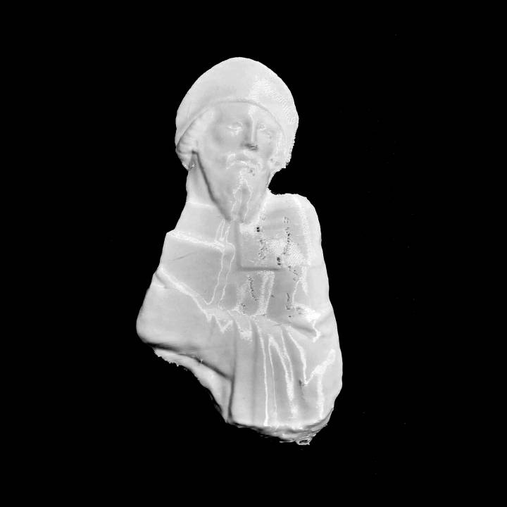 santiago apóstol scan busto hombre 3D print model - Mito3D