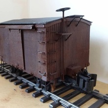 vintage boxcar 1 32 - openrailway toys & games car train railway gauge1 wagon railroad 3d print model - Mito3D