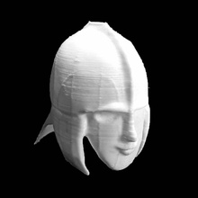 sutton hoo casco scansione 3d print model - Mito3D