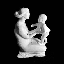 mother child scan fullbody 3d print model - Mito3D