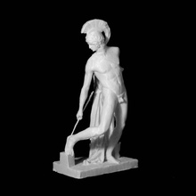 achilles wounded heel paris scan 3d print model - Mito3D
