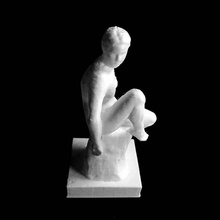 seated woman scan fullbody 3d print model - Mito3D