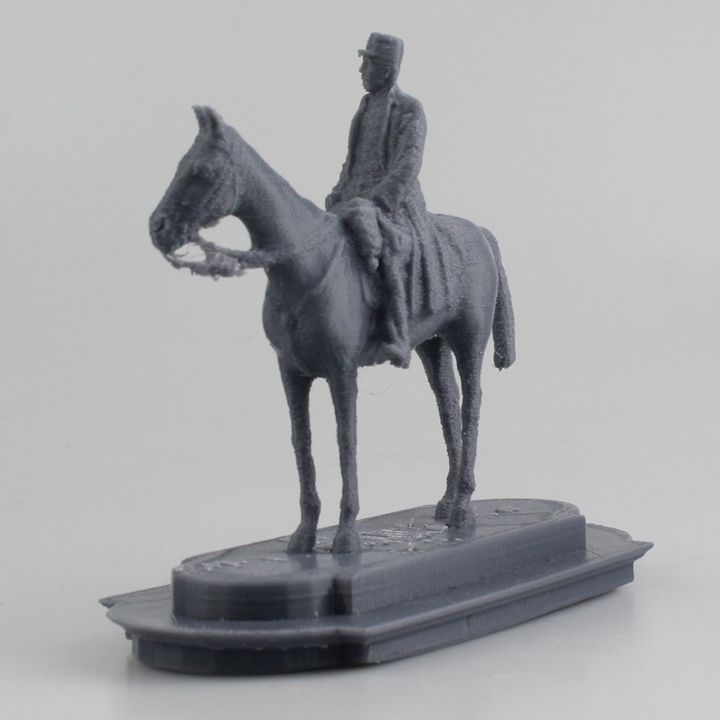ferdinand foch equestre victoria londra scansione scultura guerra bronzo cavallo militare 20 secolo 3D print model - Mito3D