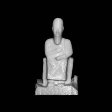 statue idrimi scan ancient object 3d print model - Mito3D
