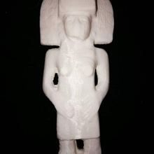 huaxtec figura scan antiguo femenino objeto 3d print model - Mito3D