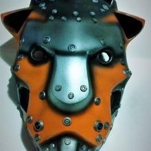 pagamento 2 técnico leão máscara adereços cosplay máscaras fanart capacetes 3d print model - Mito3D