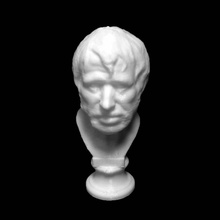 unknown bust plato scan 3d print model - Mito3D