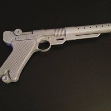 star wars rogue jyn erso a180 blaster props cosplay pistola prop starwars rogueone 3d print model - Mito3D