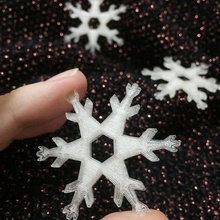snowflake & garden christmas ornament snow 3d print model - Mito3D