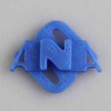 ana logo fan art keychain 3d print model - Mito3D