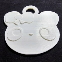 panda pendant jewellery 3d print model - Mito3D
