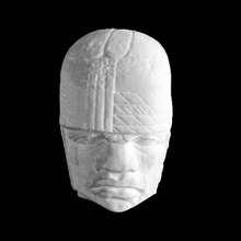olmec colossal head scan 3d print model - Mito3D