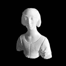 portrait marietta strozzi scan 3d print model - Mito3D