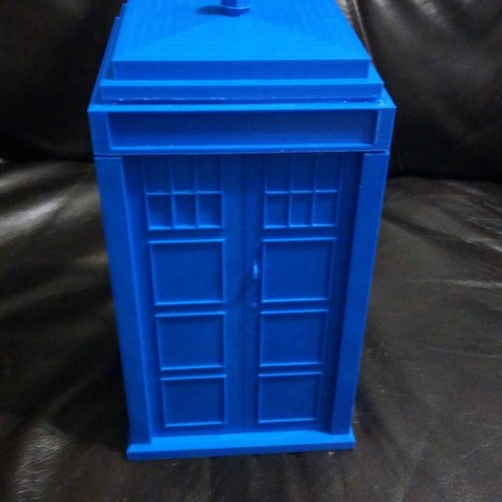 dr inspired police public box tardis & garden series drwho policepublic 3D print model - Mito3D