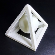trinket Garten ball Schreibtisch office Pyramide 3d print model - Mito3D