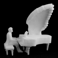 arthur rubinstein Polonya lodz tarama müzik Bronz piyanist chopin 20thcenutry 3d print model - Mito3D