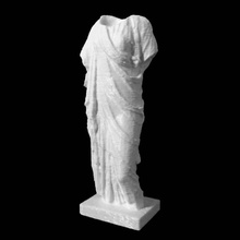 woman cult isis scan classic egypt greek mythology sculpture 3dprint 3dscan chiton 3d print model - Mito3D