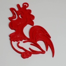 year rooster & garden 3d print model - Mito3D