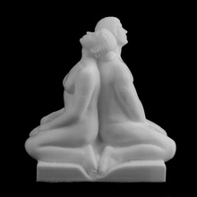 homme femme parc vigeland norvège numérisation sculpture granit couple 3d print model - Mito3D