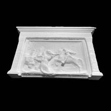 saint george dragon scan ancient animal architecture relief 3d print model - Mito3D