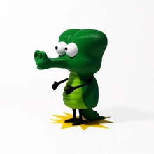 crocodile toys & games animal comic pearlsbeforeswine 3d print model - Mito3D